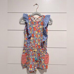 Matilda Jane Girls Tutti Fruity Romper Size 6